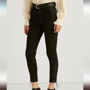 Lauren Ralph Lauren High-Rise Skinny Ankle Jeans